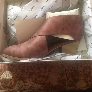 Cute pink booties